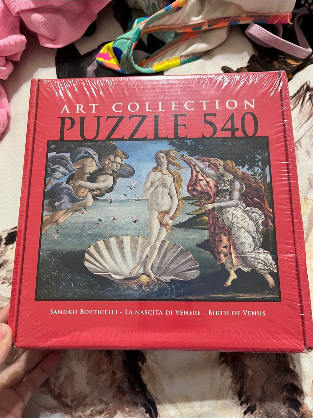 Art Collection Puzzle 540 - Birth of Venus (Red Box)